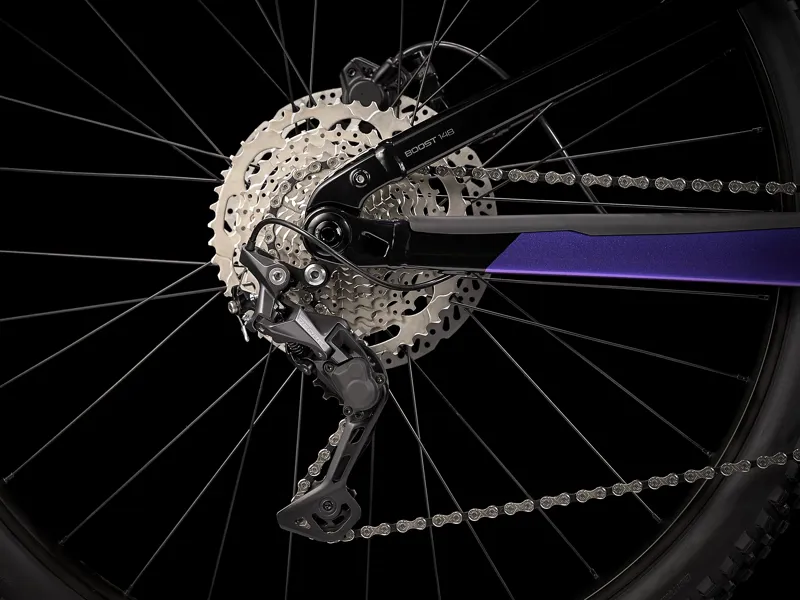 2022 Trek Powerfly FS 4 625w Electric Mountain Bike Purple and Black-8